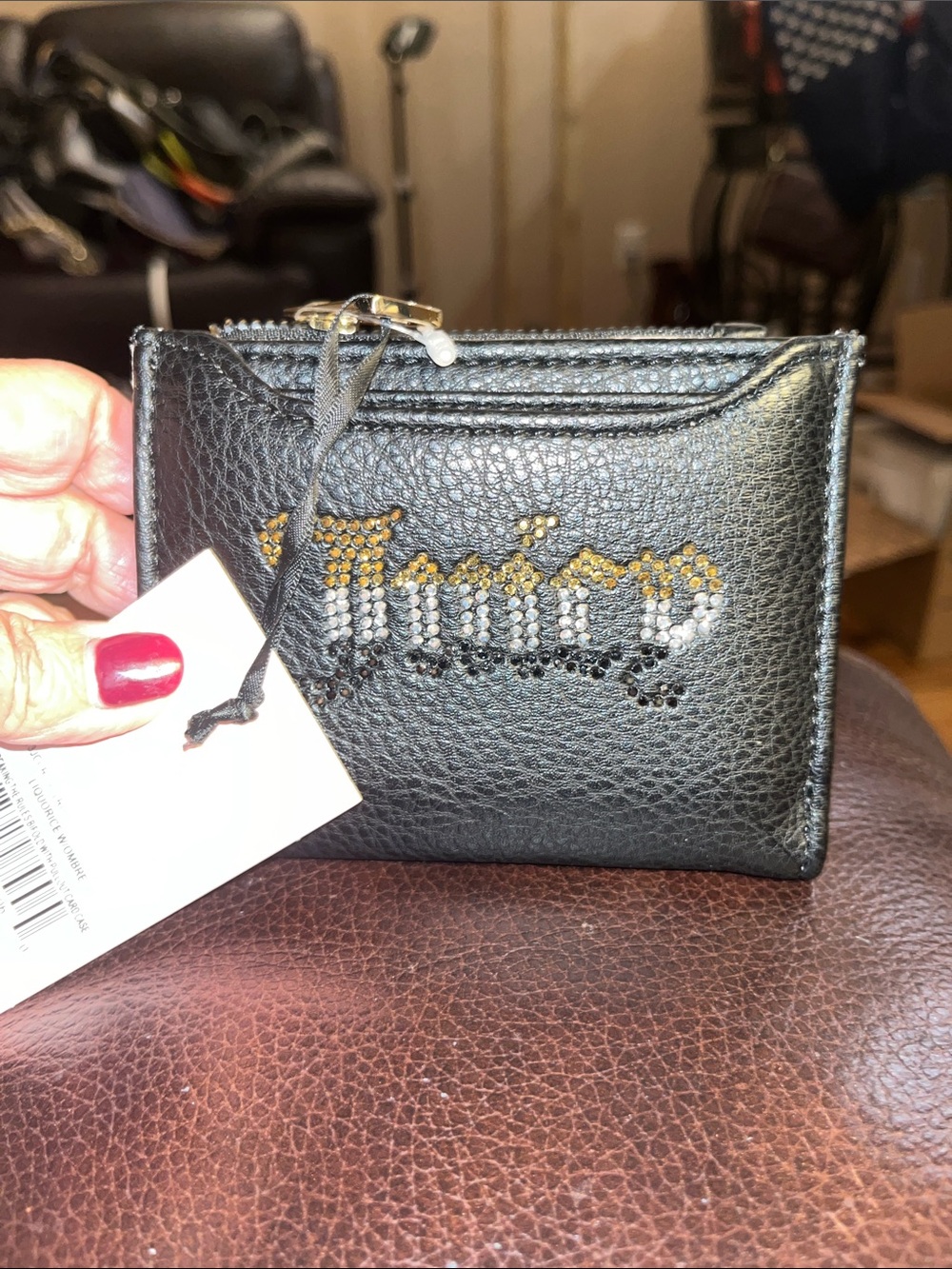 NWT Juicy Couture Licorice ombré breaking the rules wallet
